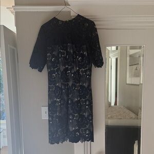 navy lela rose dress